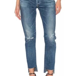 Citizens of Humanity Liya hi-low hem classic fit Women's Blue Jeans size 27